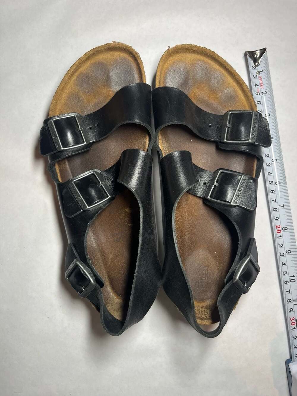 Birkenstock Milano Black Leather Sandals Size 37 - Picture 8 of 8